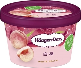 ハーゲンダッツ ミニカップ「白桃」新発売！まろやかミルクに熟した白桃果肉入り♪