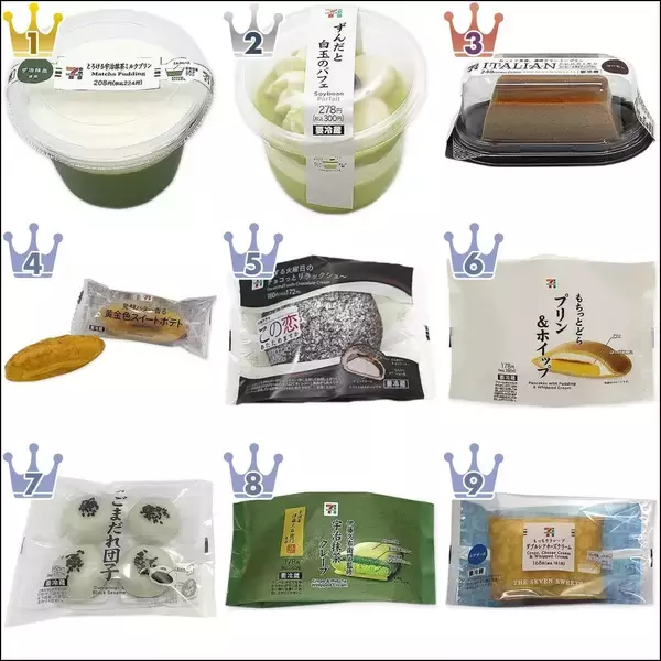 【11月】セブンスイーツTOP3！