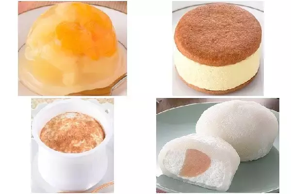 今週新発売のファミマスイーツまとめ！4種類の果物（白桃、みかん、パインアップル、りんご）を使ったミックスゼリーなど♪