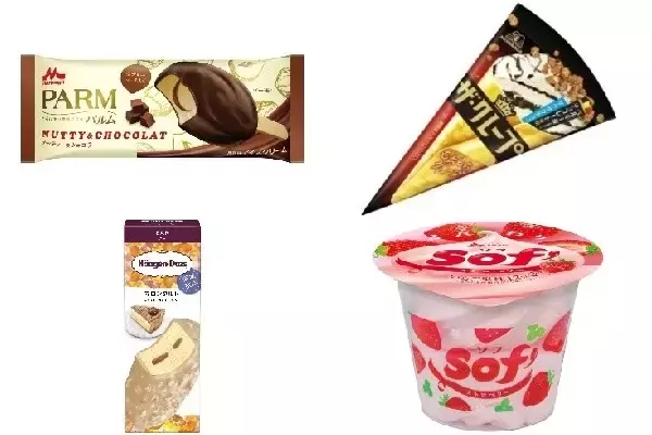 今週新発売のアイスクリームまとめ！PARM ナッティー＆ショコラから、Ｓｏｆ’　ストロベリーまで♪