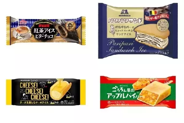 今週新発売のアイスクリームまとめ！リニューアルした「パリパリサンド」から、紅はるかのワッフルコーンまで♪