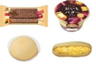 今週新発売のしっとりまとめ！『ビスケットサンド　エクアドルカカオ』、『おいもバタープリン』など♪