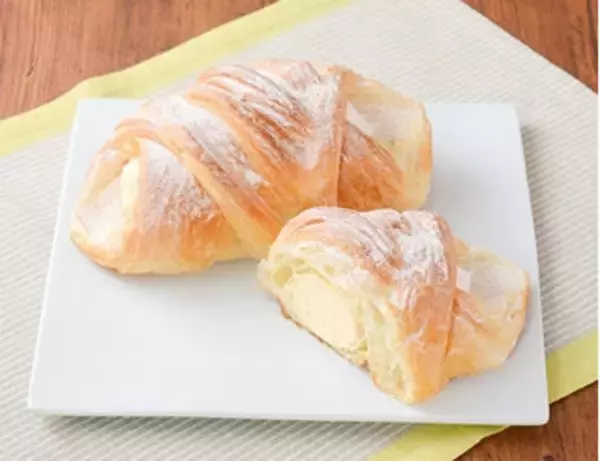 「今週新発売のホイップまとめ！『超も～っちりパン！　も～っちり食感クリームパン』、『パンとエスプレッソと　カフェラテクロワッサン』など♪」の画像