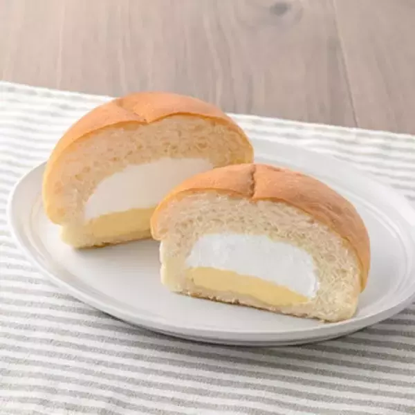 「今週新発売のホイップまとめ！『超も～っちりパン！　も～っちり食感クリームパン』、『パンとエスプレッソと　カフェラテクロワッサン』など♪」の画像