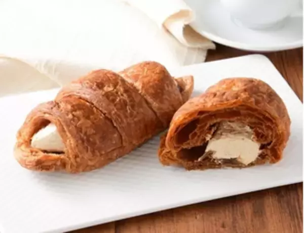 「今週新発売のホイップまとめ！『超も～っちりパン！　も～っちり食感クリームパン』、『パンとエスプレッソと　カフェラテクロワッサン』など♪」の画像