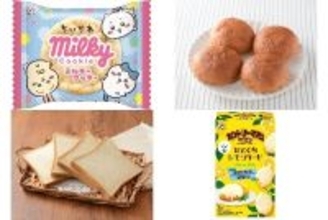 今週新発売のしっとりまとめ！『アニメちいかわミルキークッキー』、『ＮＬ　たんぱく質が摂れるブランパン』など♪