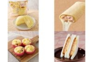 今週新発売のファミマパンまとめ！『ポムポムプリン　クリームパン　プリン味』、『トルティーヤ　ごろごろ厚切りベーコン＆チーズ』など♪