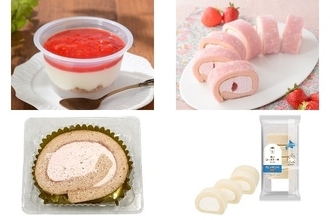 今週新発売のコンビニケーキまとめ！『ミラノ風チーズドルチェ』、『わらび餅で巻いたもち食感ロール　いちごわらび餅入り』など♪