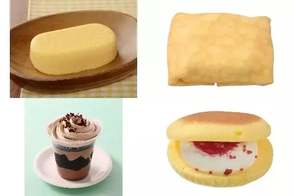 今週新発売のスイーツまとめ！『泡チーズ』、『もちもち生地のクレープ　ショートケーキ仕立て』など♪