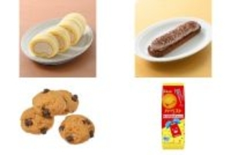 今週新発売のキャラメルまとめ！『もっちりクリームロール　キャラメルホイップ』、『塩キャラメルソースとショコラムースのタルト』など♪