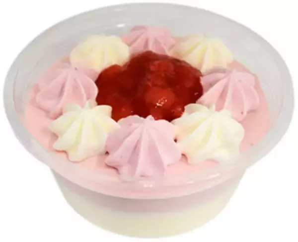 「今週新発売のいちご味まとめ！『おぼれクリームのパンケーキ　いちごの味わい』、『バタービスケットサンド　あまおう苺』など♪」の画像