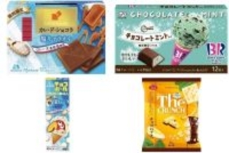 今週新発売のチョコレート味まとめ！『カレ・ド・ショコラ　塩キャラメル』、『サーティワンチョコレート　チョコレートミント』など♪