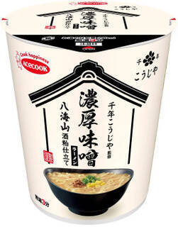 今週新発売の味噌まとめ！『千年こうじや監修　八海山酒粕仕立て　濃厚味噌ラーメン』、『豚汁　西京味噌使用』など♪