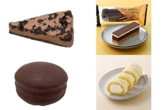 今週新発売のコンビニケーキまとめ！『かじるクッキークリーム　焼きチョコクッキー』、『６層の濃厚オペラケーキ　ナッツと塩キャラメル』など♪