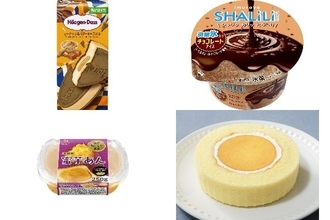 今週新発売の濃厚な食べものまとめ！『クリスピーサンド　ピーナッツ＆バターキャラメル』、『ＳＨＡＬＩＬＩ　チョコレートアイス』など♪