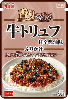 今週新発売の甘辛まとめ！『香りを楽しむふりかけ　牛トリュフ甘辛醤油味』、『しろねぎと鶏肉の甘辛あえおむすび』など♪