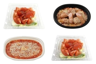 今週新発売のトマトまとめ！『トマトとレタスのイタリアンサラダ』、『スパイシーチリトマト　ポテト＆ソーセージ』など♪