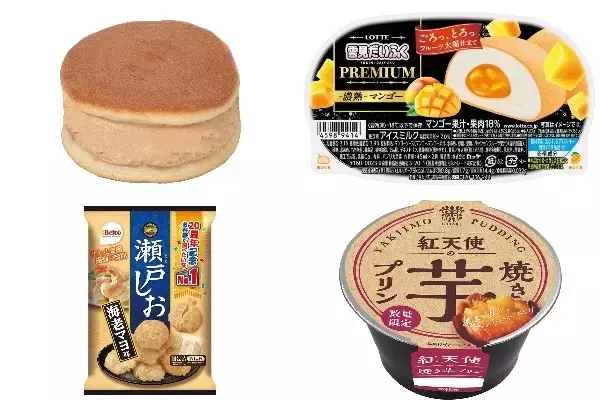 今週新発売の濃厚な食べものまとめ！『紅茶に恋する　ミルクティーどら』、『雪見だいふくＰＲＥＭＩＵＭ　濃熟　マンゴー』など♪