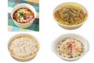 今週新発売のパスタまとめ！『野菜の旨み広がるミネストローネ』、『舞茸ときのこの和風パスタ』など♪