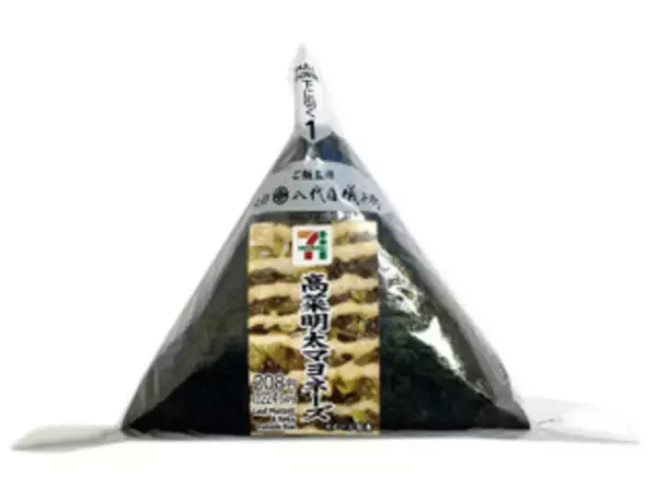 「今週新発売のマヨネーズ味まとめ！『牛焼肉マヨネーズおむすび』、『サンド寿司　海老バジルマヨ』など♪」の画像