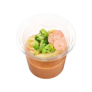 今週新発売の海老まとめ！『冷製パスタ　海老と野菜の旨塩ソース』、『海老天そば』など♪