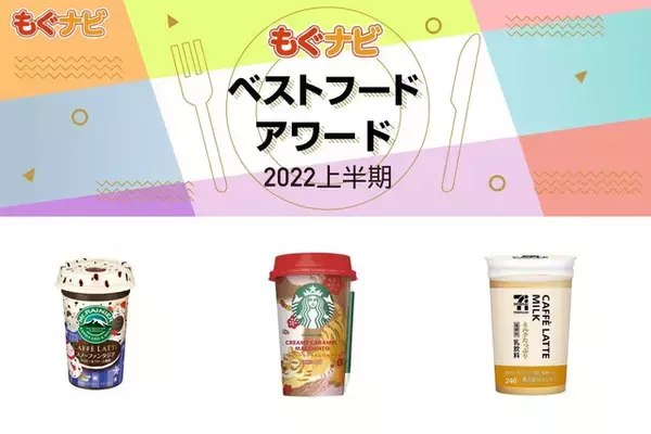 【ベストフードアワード2022上半期】ベストドリンク カフェラテ部門人気TOP3！