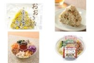 今週新発売のそぼろまとめ！『おおきなおむすび　たまごふりかけ』、『生姜と鶏そぼろのもち麦入りおにぎり』など♪