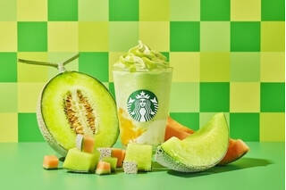今週新発売のメロン味まとめ！『Ｔｈｅ　メロン　ｏｆ　メロン　フラペチーノ』、『エンゼルフルーツ　北海道産メロン』など♪