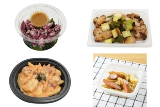 今週新発売のおつまみまとめ！『ホタルイカときゅうりのからし酢味噌和え』、『焼きねぎと炭火焼鳥しお』など♪