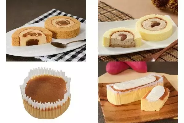 今週新発売のコンビニケーキまとめ！『×　ＭＥＲＣＥＲ　ｂｉｓ　生キャラメルロールケーキ』、『プレミアムロールケーキ　２層のマロン』など♪