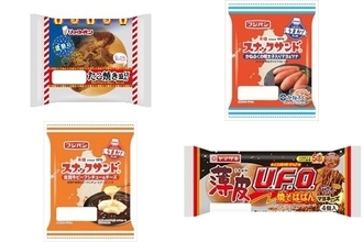 今週新発売の惣菜パンまとめ！『たこ焼き風ぱん』、『スナックサンド　かねふくの明太子入りマヨ＆ツナ』など♪