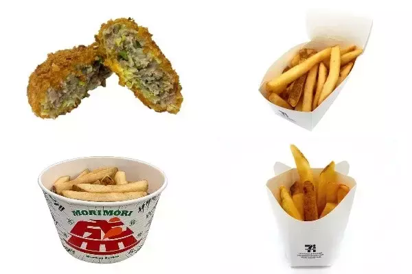 今週新発売のコンビニホットスナックまとめ！『春キャベツメンチカツ』、『皮付きフライドポテト　しお味』など♪