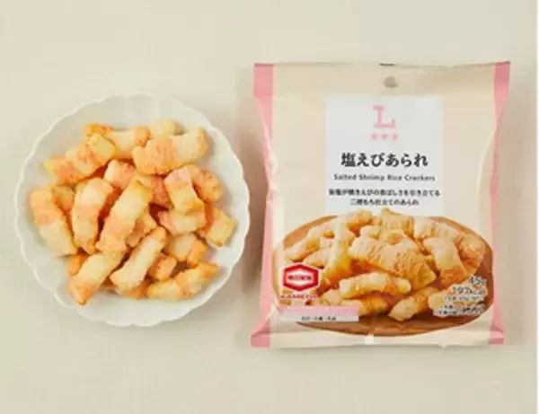 「今週新発売の海老まとめ！『プリプリ海老のパスタサラダ』、『塩えびあられ』など♪」の画像