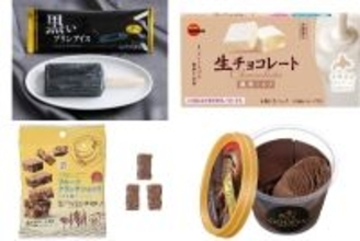 今週新発売のチョコレート味まとめ！『黒いプリンアイス』、『生チョコレート　濃厚ミルク』など♪