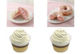 今週新発売のホイップまとめ！『つぶつぶいちごミルクメロンパン』、『いちごミルクホイップドーナツ』など♪