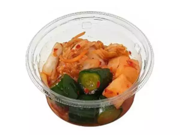 「今週新発売の大根まとめ！『期間限定　早摘みもずくとカニカマのサラダ』、『混ぜて食べるオクラと長芋のねばねばサラダ』など♪」の画像