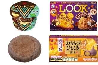 今週新発売の濃厚な食べものまとめ！『Ｖａｒｉｃｈｅ　チョコ＆ミント』、『ルック　蜜芋スイートポテト＆和栗モンブラン』など♪