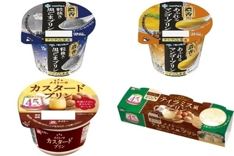 今週新発売のプリンまとめ！『アジア茶房　濃香粒挽き黒ごまプリン』、『アジア茶房　濃香あふれるマンゴープリン』など♪