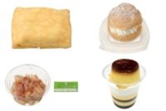 今週新発売のセブンイレブンスイーツまとめ！『もちもち生地のクレープ　ショートケーキ仕立て』、『ヨーグルトシュークリーム』など♪