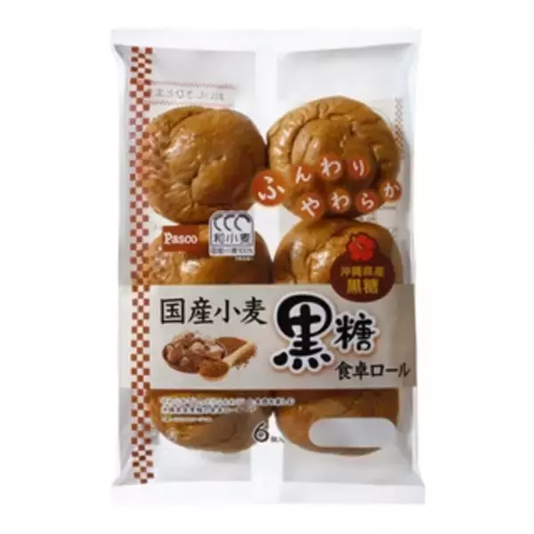 「今週新発売の食パン・ロールパンまとめ！『国産小麦　黒糖食卓ロール』、『ネオ米粉ロール』など♪」の画像