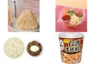 今週新発売のそぼろまとめ！『鮭と玉子そぼろおむすび』、『ビビンバ風押麦サラダ』など♪