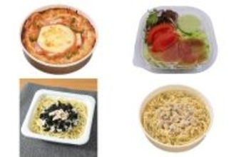 今週新発売のパスタまとめ！『チーズの虜　焼きナポリタン』、『トマトと生ハムのバジルパスタサラダ』など♪