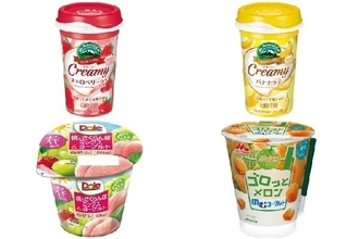 今週新発売のフルーツまとめ！『クリーミーストロベリーラテ』、『クリーミーバナナラテ』など♪
