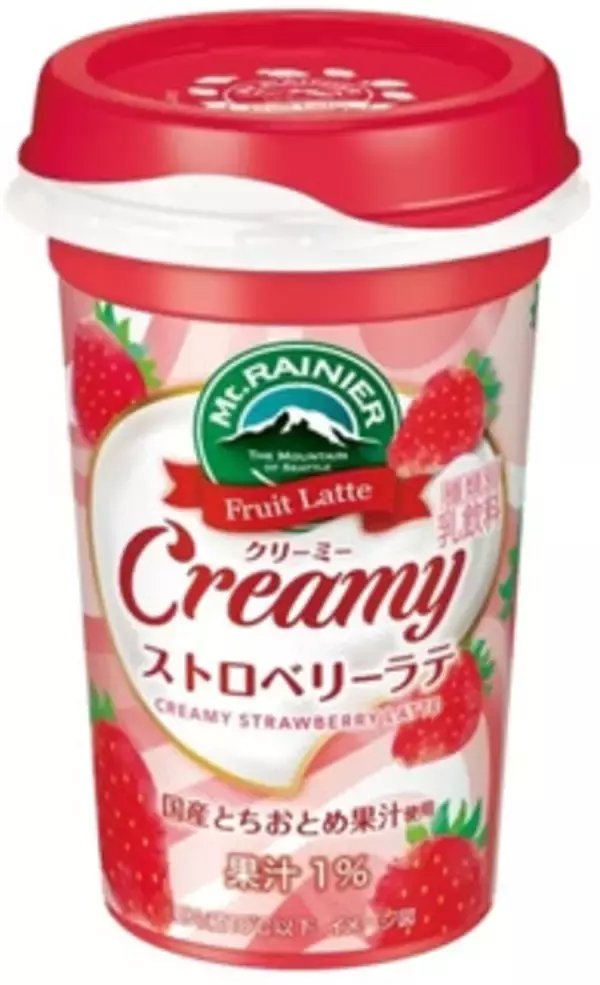 「今週新発売のフルーツまとめ！『クリーミーストロベリーラテ』、『クリーミーバナナラテ』など♪」の画像