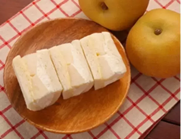 「今週新発売の梨まとめ！『ほろよい　洋梨スパークリング』、『味仙本店監修台湾ミンチまん』など♪」の画像