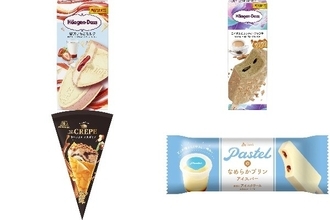 今週新発売のパーソナルアイスまとめ！『クリスピーサンド　贅沢いちごミルク』、『バー　ロイヤルミルクティークランチ』など♪