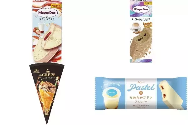 今週新発売のパーソナルアイスまとめ！『クリスピーサンド　贅沢いちごミルク』、『バー　ロイヤルミルクティークランチ』など♪