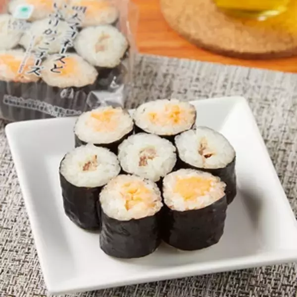 「今週新発売のマヨネーズ味まとめ！『冷製ピリ辛焼きいか一味マヨネーズ』、『豚ロースの焼肉御飯　唐辛子マヨネーズ』など♪」の画像