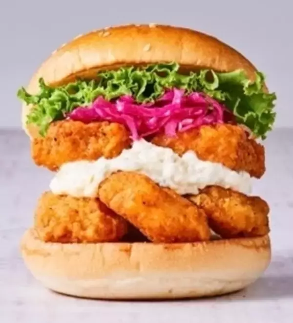 「今週新発売のキャベツまとめ！『海老　増し増し　ガーリックシュリンプバーガー』、『海老カツサンド』など♪」の画像