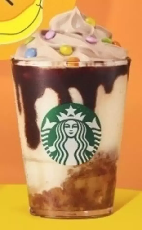 「【スタバ新作】POPな見た目にバナナの果肉ぎっしり♪サマーシーズン2022年第1弾は「バナナナバナナ」なフラペチーノ！」の画像